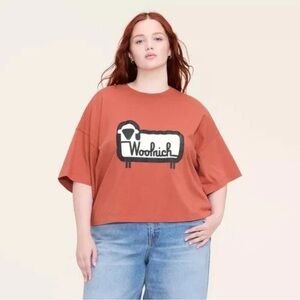 Woolrich Women's Rust Graphic Tee nwt